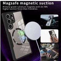 Coque de téléphone magnétique avant et arrière à protection complète à 360 degrés pour Samsung Galaxy A56 Coques arrière A55 S25 Ultra iPhone 16 Pro Max S24