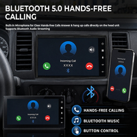 Autoradio personnalisé 7 pouces avec CarPlay sans fil et Android Auto pour camion Mitsubishi FUSO