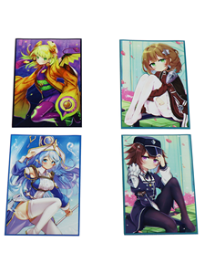 Protège-cartes de jeu de société en papier personnalisé écologique, motif Anime, format <span class=keywords><strong>Yu</strong></span>-<span class=keywords><strong>Gi</strong></span>-<span class=keywords><strong>Oh</strong></span>, finition holographique Sister - Product Image 1