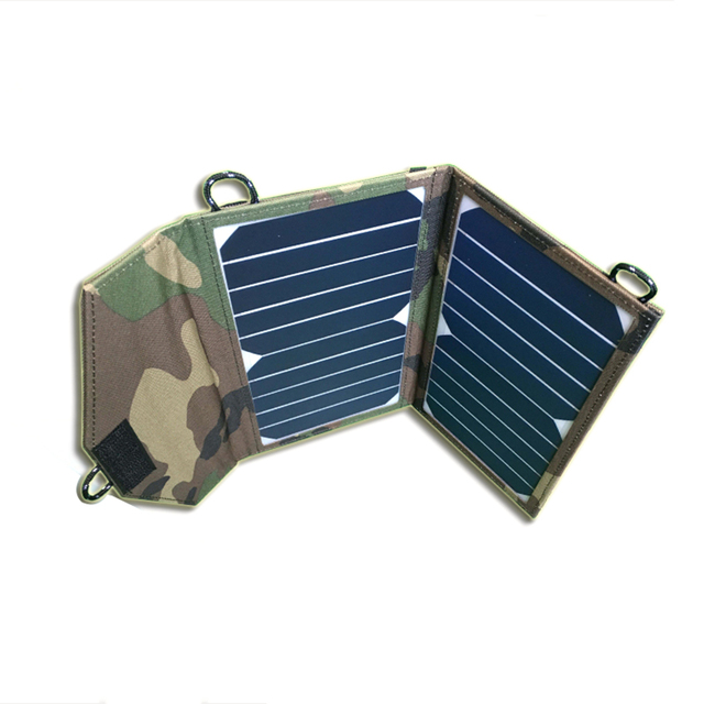 10W 5.5V Portable Sunpower Solar Panel Outdoor Travel Foldable Solar Charger Pack with Storage Bag USB Charger for Power Bank