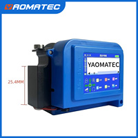 Imprimante jet d'encre portable Yaomatec 25,4 mm, mini imprimante manuelle pour le codage, la date d'expiration, les codes-barres, les codes QR, les logos et les lots