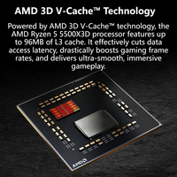 Prosesor Game Ryzen 7 7800X3D 8 Core 16 Thread Akselerasi Game Cache hingga 5GHz CPU Boxed untuk Memainkan DW/Delta/CSGO Tersedia