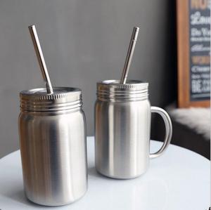 Custom 500ml <strong>Mason</strong> <strong>Jar</strong> Stainless Steel <strong>Tumbler</strong> Cups <strong>Mason</strong> <strong>Jar</strong> - Product Image 5