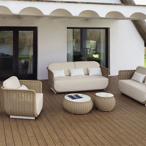 Divano da giardino esterno in Rattan in stile moderno impermeabile protezione solare cineserie per terrazza con <span class=keywords><strong>balcone</strong></span> e spazio all'<span class=keywords><strong>aperto</strong></span> - Product Image 2
