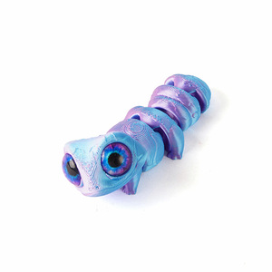 Figuras de Lagarto de Ojos Grandes Impresas en 3D, Decoración Linda para el Hogar, Animales de Simulación con Articulaciones Móviles, Decoración de Escritorio, Accesorios para el Hogar, Regalos para Niños - Product Image 5