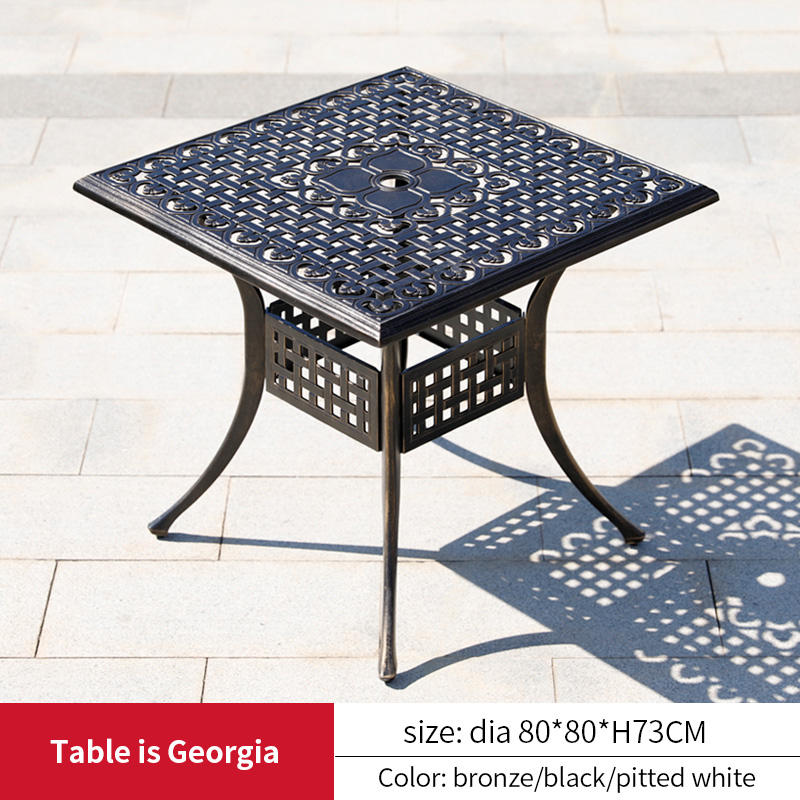 3-Zhengge table carrée 80*80cm