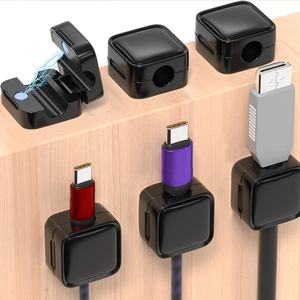 Organisateur de câbles de bureau magnétique 6 couleurs 2025 – Clips de gestion de câbles PC en plastique pour écouteurs et oreillettes – Meilleures ventes - Product Image 6