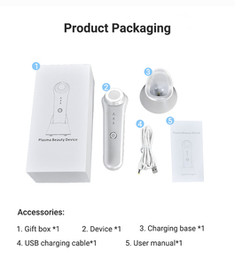 Nuovissimo Rimuovi Macchie Scure Ricaricabile, Spazzola per Pulizia della Pelle al Plasma, Trattamento Acne Domestico Sonico in Ceramica ABS EU - Product Image 6