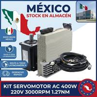 Ensemble de servomoteurs AC série 60/80 3000 tr/min 220V 400W 750W 1000W avec option de driver pour machine CNC - Stock Mexique
