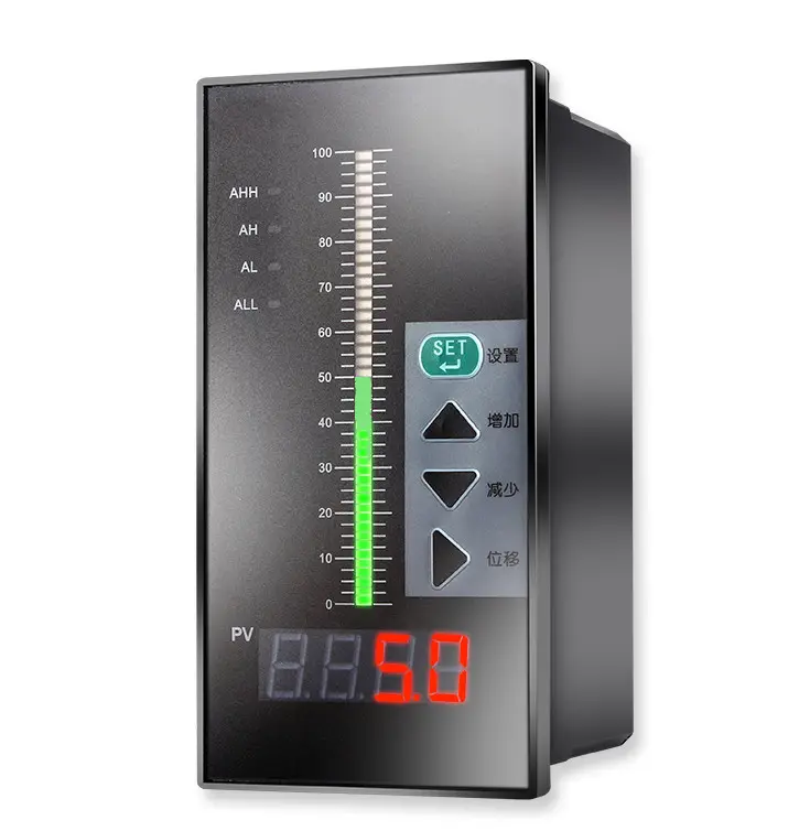 Temperature Controller AC220V With 4 Relays Output Digital Display Controller Water Level Indicator Gauge