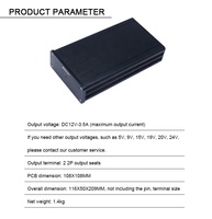 BRZHIFI Audio-fuente de alimentación lineal de 50W, caja de disco duro DC12V, enrutador, MAC, PCHiFi, audiófilo, fuente de alimentación de voltaje personalizada estable