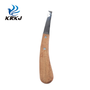 CETTIA Veterinaria mano derecha e izquierda doble borde caballo pezuña cuchillo herramientas de recorte tijeras - Product Image 5