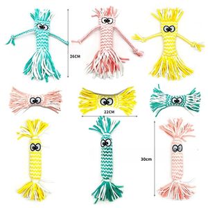 Şeker Renkli Büyük Hava Yastıklı Peluş Ses Çıkaran Köpek Oyuncağı Oyuncak Ayı Isırmaya Dayanıklı Diş Çıkarma Etkileşimli Arkadaş Oyuncak - Product Image 5