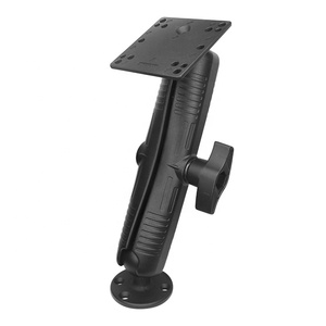 2.25" AMPS Round Base to 100x100VESA Plate with 33cm Long Double <b>Socket</b> Arm for Heavy Duty Forklift/Tractor for Ram Mounts - Product Image 1