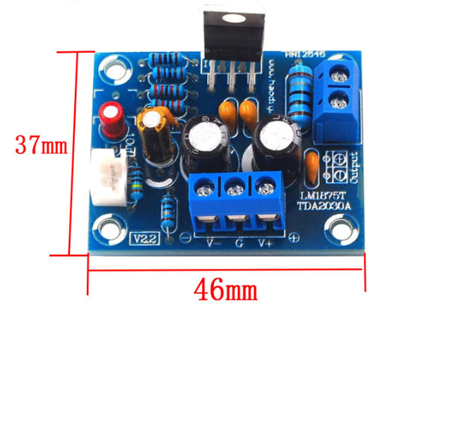 DIY DIY Kit for Speaker Power Amplifier LM1875T Single-channel High-end Hi-fi Power Amplifier Board