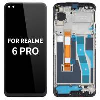 Pantalla LCD untuk Oppo Realme 6 Pro A92S X50 X3, tampilan Lcd layar sentuh pengganti untuk Realme 6 Pro RMX2061 RMX2063