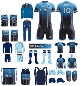 Maillot de kit de <span class=keywords><strong>football</strong></span> pour hommes personnalisé Nouvel uniforme de <span class=keywords><strong>football</strong></span> du fournisseur Ensemble de chemises de <span class=keywords><strong>football</strong></span> de qualité supérieure Élasthanne/Coton Respirant - Product Image 1