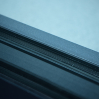 2024 dernières portes à cadre en aluminium de prix d'usine hautement personnalisées pour les maisons extérieures style vila