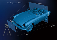 Système de numérisation laser sans fil EinScan Trak pour la numérisation d'œuvres d'art et de patrimoines et la modélisation AR/VR, avec suivi 3D sans marqueurs