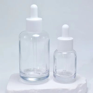 Juego de Botellas de Vidrio Transparente con Gotero para Esencias, Lociones y Cosméticos, en Tamaños de 30ml, 40ml, 50ml, 100ml y 120ml - Product Image 4