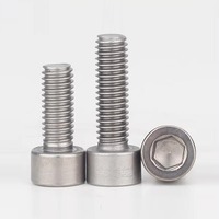 Custom High Quality Screw Fastener M6 M8 M10 M12 Titanium Hex Socket Head Bolts Allen Screw
