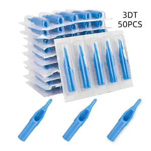 Disposable tattoo needle mouth, needle mouth arrangement, blue, multiple models available for selection, 50 tattoo equipment