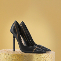 2025 personnalisé femmes en cuir véritable talons aiguilles escarpins de luxe avec fermeture à enfiler été formel nouveaux talons hauts boîte emballée
