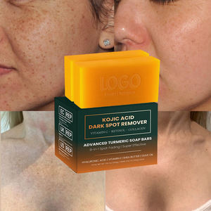 Мыло GUOCUI BIO TECH с куркумой и койевой кислотой для удаления темных пятен, разглаживания кожи, питания и борьбы с акне. Оригинальное мыло с койевой кислотой. - Product Image 1