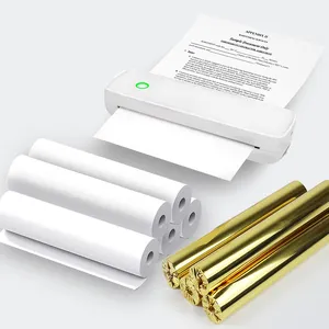 Papel térmico A4 de alta calidad, papel de impresión de fax fotográfico, papel de impresora móvil de 210mm para impresora M08F Phomemo