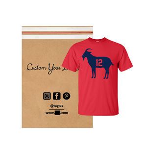 Logo personnalisé écologique et biodégradable pour sacs avec adhésif pour T-shirts, chaussettes, fourrures et vêtements - Product Image 5