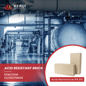 Brique résistante aux acides de haute résistance, brique résistante aux produits chimiques, brique résistante aux acides pour fours - Product Image 1