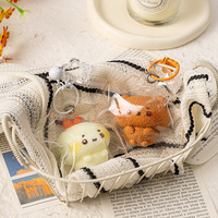 Jouet à presser en silicone de qualité alimentaire, motif chaton et poussin, anti-stress, doux, adorable, pendentif apaisant, unisexe, à partir de 14 ans