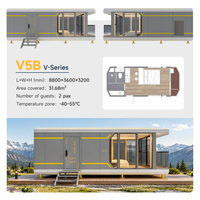 Maison Capsule Modulaire de Designer d'Usine : Aménagement et Couleurs Personnalisés, OEM ODM pour Programme d'Approvisionnement de Projets de Développement Hôtelier