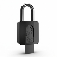 Cadenas intelligent Ttlock Tuya Mindy robuste en laiton, étanche IP65, avec lecteur d'empreintes digitales, NFC et capacité de 1000 empreintes digitales