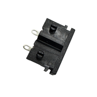 Prise d'alimentation industrielle 7A 125V IEC C8 2 broches en cuivre et nylon avec prise mâle pour usage domestique