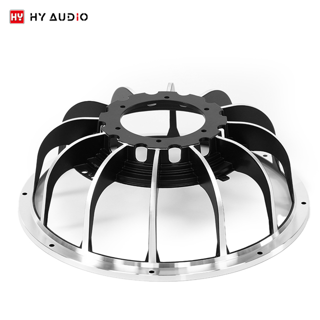 HY AUDIO Hot Sale Subwoofer Frame Basket 387.5 mm Aluminum Frame Speaker 15 Inch Aluminum Alloy Industrial Speaker Frame