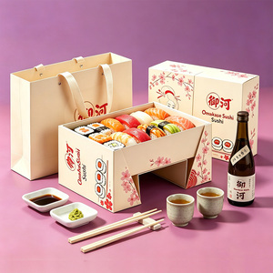 <span class=keywords><strong>Cajas</strong></span> <span class=keywords><strong>de</strong></span> Regalo Premium para Sushi <span class=keywords><strong>y</strong></span> <span class=keywords><strong>Bolsas</strong></span> <span class=keywords><strong>de</strong></span> <span class=keywords><strong>Papel</strong></span> con Caja <span class=keywords><strong>de</strong></span> Cartón Ecológica para Llevar - Product Image 1