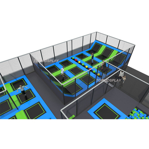 <span class=keywords><strong>Trampoline</strong></span> professionnel personnalisé jeu intérieur parc <span class=keywords><strong>de</strong></span> saut enfants <span class=keywords><strong>Trampoline</strong></span> <span class=keywords><strong>Fitness</strong></span> avec parcours Ninja - Product Image 3