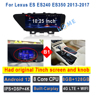 Đài Phát Thanh Stereo Android 12 128GB Cho Xe Hơi Máy Phát <span class=keywords><strong>Video</strong></span> Đa Phương Tiện GPS Đài Phát Thanh Ô Tô CarPlay Cho Lexus ES ES240 ES250 ES350 ES300h 2013-2017 - Product Image 6