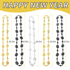 Collier <span class=keywords><strong>de</strong></span> perles en plastique en gros pour les décorations <span class=keywords><strong>de</strong></span> réveillon du Nouvel <span class=keywords><strong>An</strong></span>, le Mardi gras, Halloween et les fêtes <span class=keywords><strong>de</strong></span> remise <span class=keywords><strong>de</strong></span> diplômes - Product Image 6