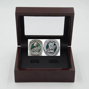 Ensemble de bagues de champion de football Eagles 2018 2025, bagues de championnat sportif de football, cadeaux pour les fans - Product Image 2