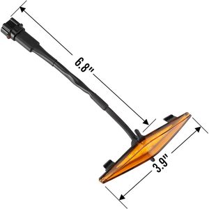 ไฟ LED DRL สำหรับกระจังหน้า Toyota 4Runner 12V สีส้ม ชุดไฟวิ่งกลางวันสำหรับกันชนหน้ารถบรรทุก - Product Image 5