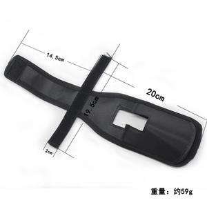 Bolsa de cintura para caña de pescar, tela Oxford negra, 36x10x1,5 cm, para pesca en el mar, uso al aire libre unisex - Product Image 5