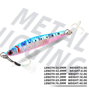 Señuelo de Pesca Metálico Newbility <span class=keywords><strong>Magic</strong></span> Works, 12g 18g 30g 40g, Señuelos de Pesca de Agua Salada de Hundimiento - Product Image 2