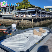 Vente en gros d'usine, quai flottant gonflable pour jet ski, quai pour bateau à propulsion, quai portable en air, plancher pour bateau, quai sec étanche pour yacht