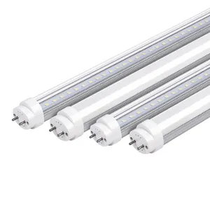 Tubo de luz LED de alta qualidade, 2 pés, 3 pés, 4 pés, 8 pés, 600mm, 1200mm, 9w, 16w, 18w, 22w, tubo LED t8 para iluminação interna