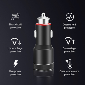 52W Dual Type C <span class=keywords><strong>Cargador</strong></span> de coche Metal <span class=keywords><strong>Auto</strong></span> PD <span class=keywords><strong>Cargador</strong></span> Adaptador Carga rápida USB C <span class=keywords><strong>Cargador</strong></span> para <span class=keywords><strong>iPhone</strong></span> <span class=keywords><strong>13</strong></span> 12 - Product Image 6
