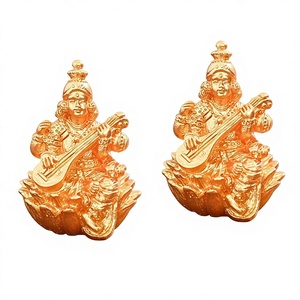Fuente de Agua de Escritorio Feng Shui, Regalo de Muebles para Jardín de Hadas, Estatua Zen de Saraswati, Buda, <span class=keywords><strong>Monje</strong></span>, Personas, Miniatura Humana - Product Image 1