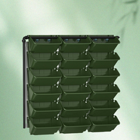 Mur vert vertical Living Jardin Systèmes d'irrigation muraux de jardin verticaux Jardinière murale suspendue Jardinière verticale Pot de fleurs pour plantes