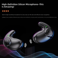 Écouteurs intra-auriculaires 558D pour le sommeil, ANC sans fil, best-seller, design ultra-fin, longue autonomie, affichage numérique, qualité supérieure